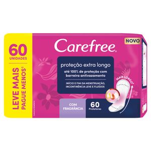 Protetor Diario Carefree C/60 Extra Longo