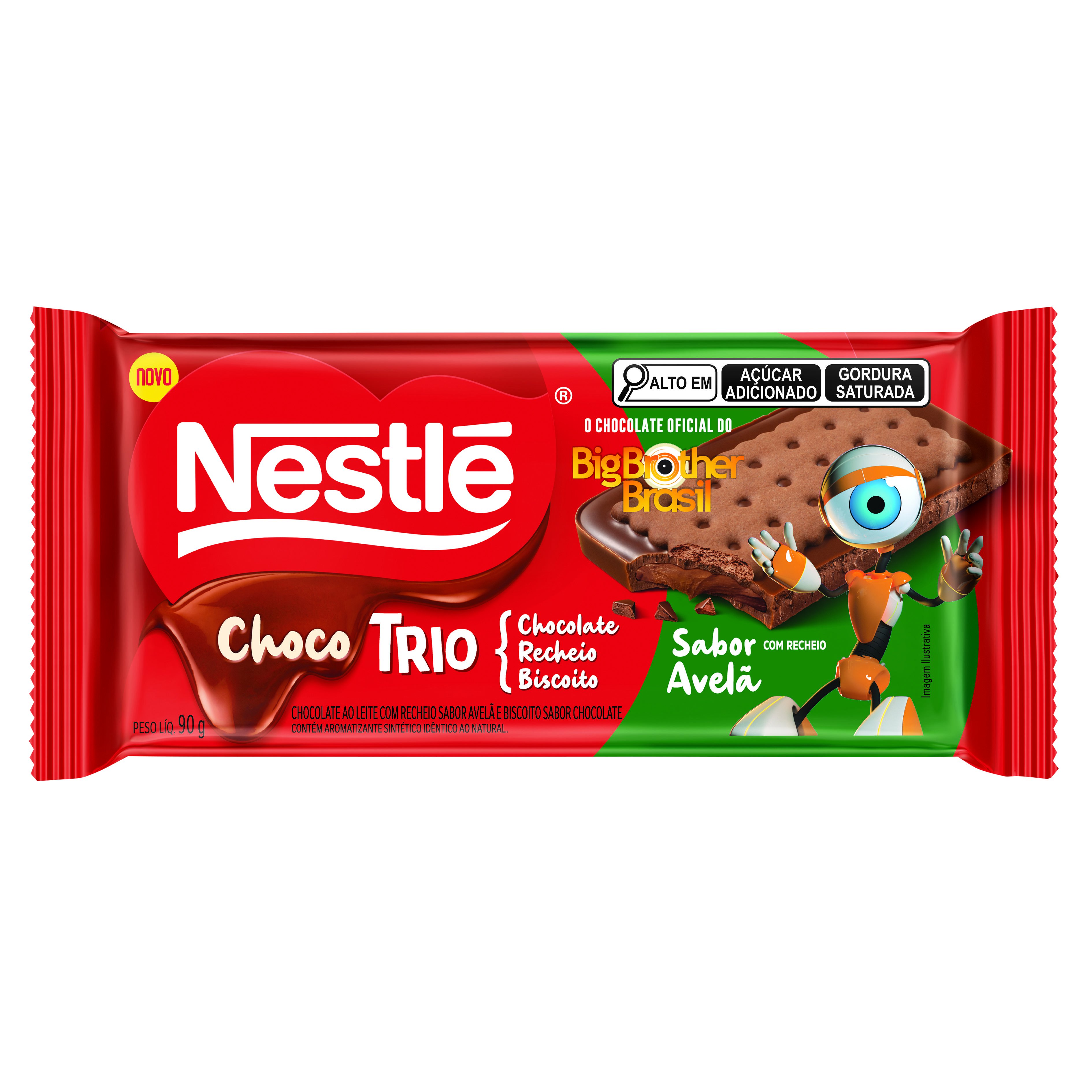 Chocotrio Nestlé Avelã 90G | Bomboniere | Gigavc