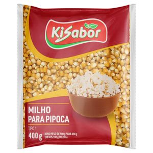 Milho Para Pipoca Kisabor 400g