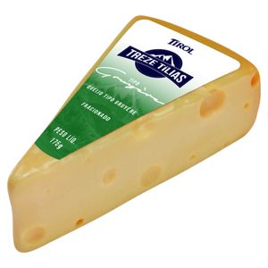 Queijo gruyère Fracionado Tirol Treze Tílias 175g