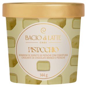 Bombom de Sorvete Pistacchio Bacio di Latte Pote 144g