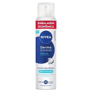 Desodorante Antitranspirante Aerossol Derma Control Defende 72H Embalagem Econômica 200Ml