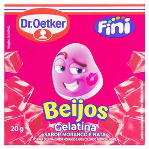 Gelatina em Pó Beijos Fini Caixa 20g
