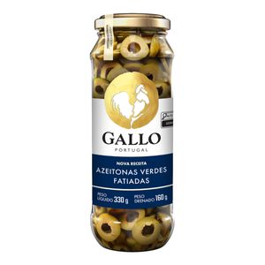 Azeitona Verde Em Conserva Fatiada Vidro 160g gallo