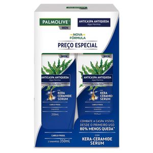 Shampoo Anticaspa E Antiqueda Algas Marinhas Men Palmolive 350Ml 2Un