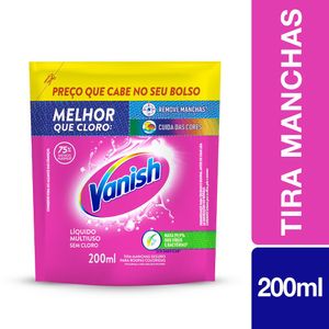 Vanish Liquido Gel Mult-Uso Pink Sache 200Ml