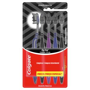 Esova Dental Colgate Zigzag Carvao C/5