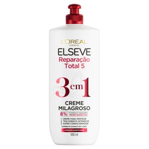 Creme Milagrosso Elseve 3 Em 1 L'oréal Paris Reparação Total 5 Milagroso 500ml