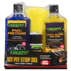 Kit Lava Autos Cockpit Com 3 Un