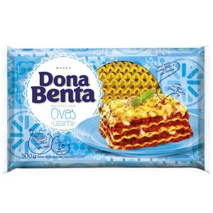 Massa Para Lasanha Com Ovos Dona Benta 500g