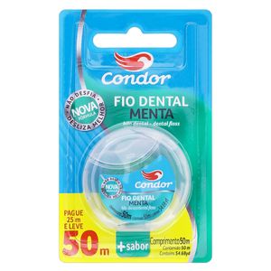 Fio Dental Menta Ice Oferta 50M Condor