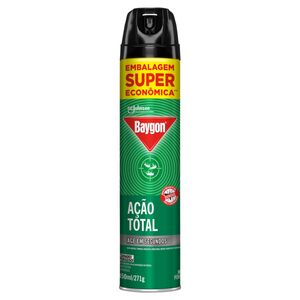 Inseticida Aerossol Baygon Ação Total Frasco Com 450Ml