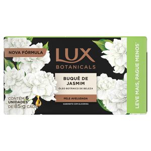 Sabonete Em Barra Lux Botanicals Buquê De Jasmim 85g 6 Unidades