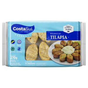 Bolinhos De Tilápia Congelados Préfritos Costa Sul 270g