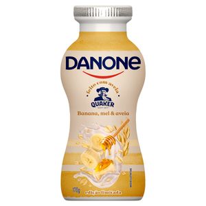 Iogurte Parcialmente Desnatado Banana, Mel & Aveia Danone Frasco 170g