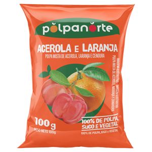 Polpa De Acerola Com Laranja Polpa Norte 100g