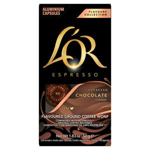 Café Em Cápsula Torrado E Moído Expresso Chocolate Lor 52g Caixa Com 10Caps