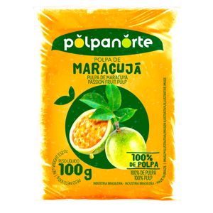 Polpa De Maracujá Congelada Polpanorte 100g