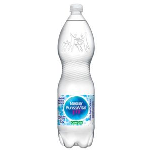 Água Mineral Natural Com gás Pureza Vital Nestlé 1,5L