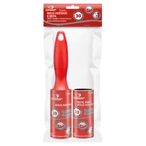 Kit Rolo + Refil Tira Pelos Adesivo Condor