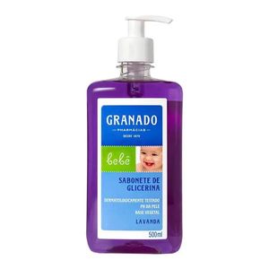 Sabonete Líquido De glicerina granado Bebê Lavanda 500Ml - granado