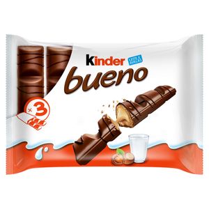Kinder Bueno Chocolate Ao Leite 3 Unis 129g