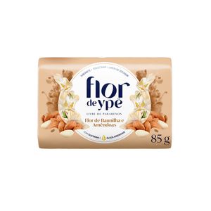 Sabonete Barra Flor de Baunilha e Amêndoas Flor de Ypê Envoltório 85g