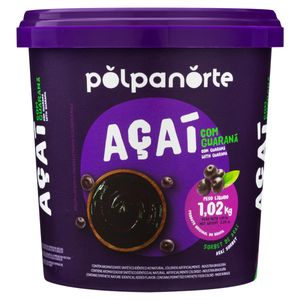 Açaí Congelado Polpa Norte Natural Pote 1,02Kg