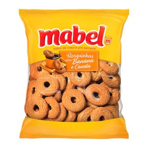 Biscoito Rosquinha Sabor Banana E Canela Mabel 300g