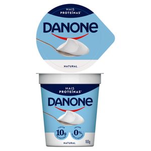 Iogurte Danone Original Semidesnatado Natural Zero Lactose 160g