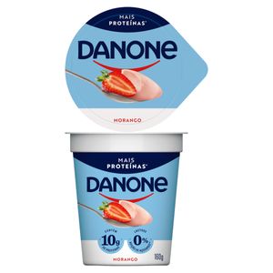 Iogurte Danone Com Proteina Morango Zero Lactose Copo 160g