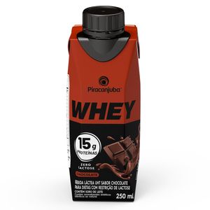Whey Piracanjuba 15g Chocolate Zero Lactose 250ml