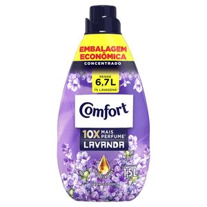 Amaciante De Roupa Concentrado De Lavanda Embalagem Econômica Comfort 1,5L