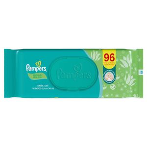 Lenço Umedecido Aroma De Aloe Vera Pampers 96Un