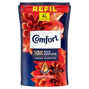 Amaciante Concentrado Energia Floral Sachê Comfort 900Ml