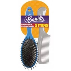 Kit Escova E Pente Marco Boni Bonitta Média Econômica 2Un