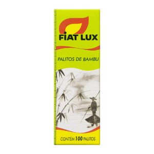 Palito De Dentes De Bambú Fiat Lux 100Un