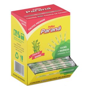 Palito Dental Paraná Bambu Caixa 1000Un