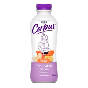 Iogurte Desnatado Vitamina De Frutas Zero Lactose Corpus 800g