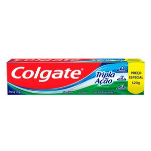 Creme Dental Colgate Tripla Ação Menta 120g