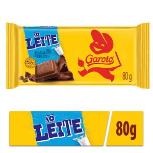 Chocolate garoto Ao Leite 80g