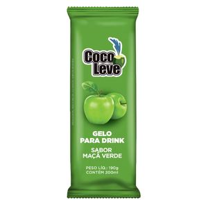 Gelo Sabor Maçã Verde Coco Leve 200Ml