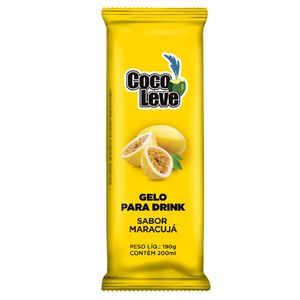 Gelo Sabor Maracujá Coco Leve 200Ml