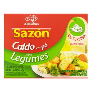 Tempero Caldo De Legumes Sazon Ajinomoto 32,5g