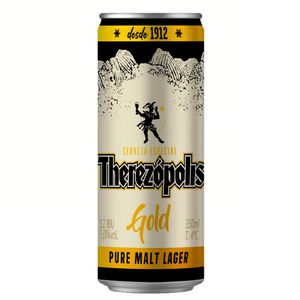 Cerveja Lager Puro Malte gold Therezópolis 350Ml