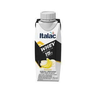 Bebida Láctea Whey Protein Banana Italac 250Ml