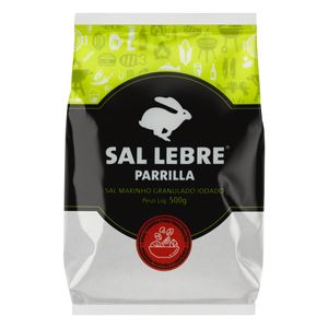 Sal granulado Lebre Parrilla 500g