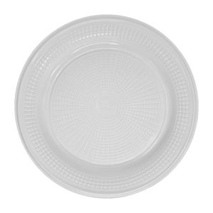 Prato Biodegradável Redondo Branco 20Cm Trik Trik Pacote Com 10 Unidades