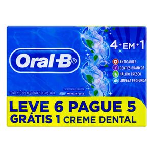 Creme Dental Oral-B 4Em1 70g Oferta Embalagem 1Un