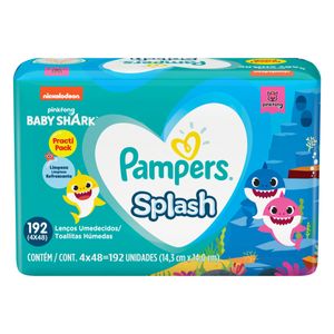 Lenço Umedecido Pampers Splash Com 192Un